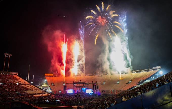 Stadium of Fire: Tim McGraw & Marie Osmond at LaVell Edwards Stadium