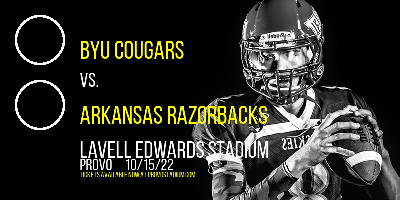 BYU Cougars vs. Arkansas Razorbacks at LaVell Edwards Stadium tickets BYU Cougars vs. Arkansas Razorbacks at LaVell Edwards Stadium